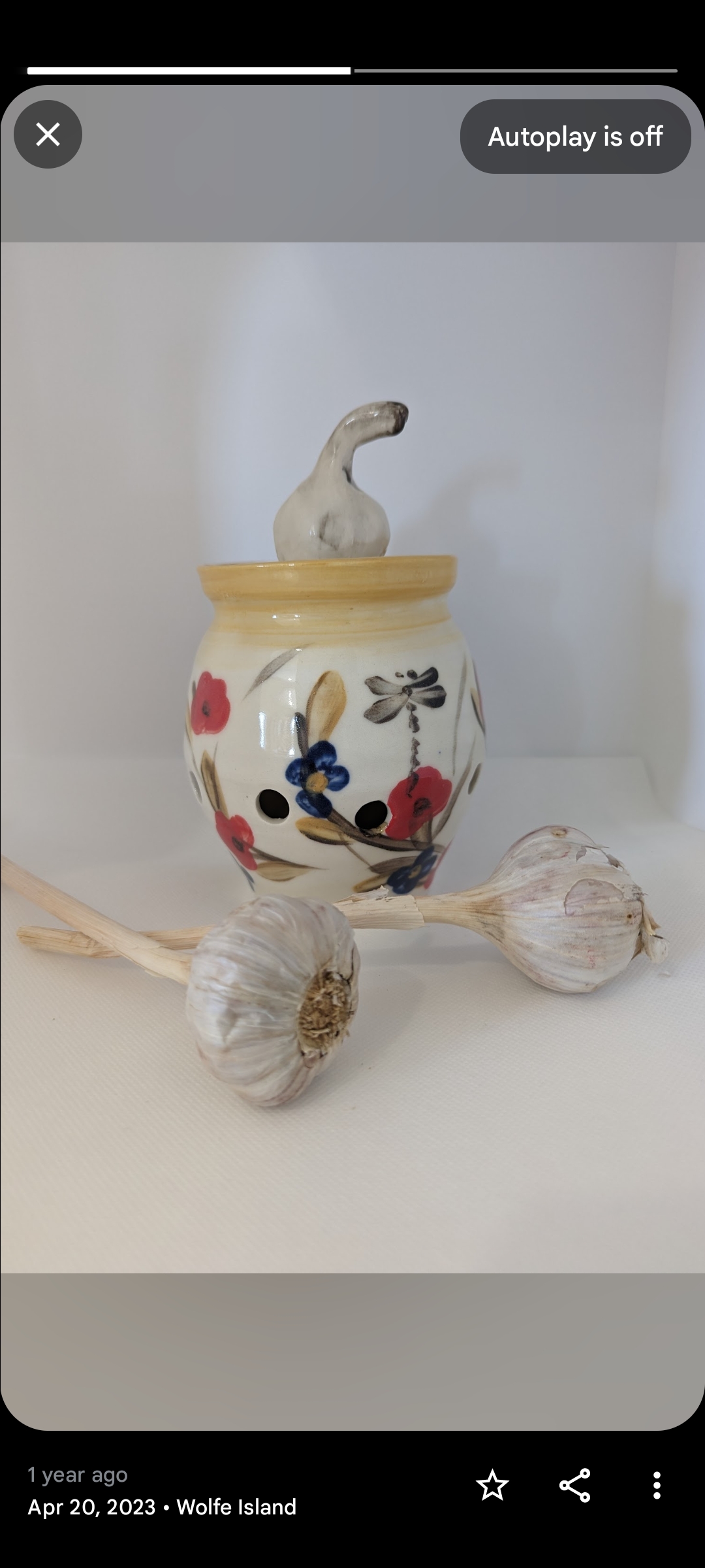 Garlic holder
